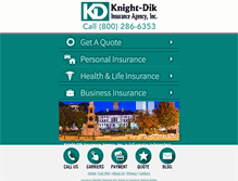 Tablet Screenshot of knightdik.com